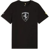 Puma Scuderıa Ferrarı Tonal Shıeld Erkek Tişört - Puma Black
