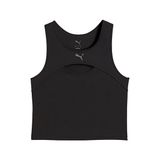 Puma Shape Keyhole Kadın Tank Atlet Siyah