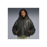 Puma Shiny Hooded Padded Jacket Siyah Kadın Mont