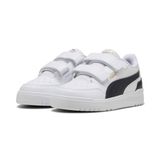 PUMA Shuffle Downtown Lo V Ps üniseks çocuk spor ayakkabısı, Puma White New Navy For All Time Red, 31 EU