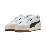 PUMA Shuffle Downtown OG Unisex Yetişkin Spor Ayakkabı, PUMA White-Black-Vapor Gray, 42