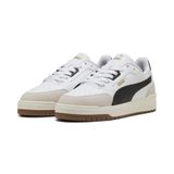 PUMA Shuffle Downtown OG Unisex Yetişkin Spor Ayakkabı, PUMA White-Black-Vapor Gray, 44.5