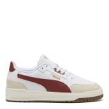 PUMA Shuffle Downtown OG Unisex Yetişkin Spor Ayakkabı, PUMA White-Bordeaux Red-Gold, 44