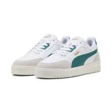 PUMA Shuffle Downtown OG Unisex Yetişkin Spor Ayakkabı, PUMA White-Green-Vapor Gray, 44.5