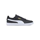 Puma Shuffle Unisex Ayakkabı Siyah Suni Deri Düz Taban Kadın Kullanıma Uygun 30966804