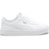 Puma Skye Clean Kadın Beyaz Günlük Ayakkabı Bağcıklı Düz Tabanlı Nefes Alabilir Yapı 38014702