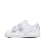 Puma Smash 3.0 BFLY V INF White Vivid Violet Silver Kadın Spor Ayakkabı