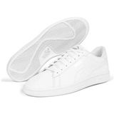 Puma Smash 3.0 Buck Unisex Spor Ayakkabı Microfiber Tabanlı Konforlu Tasarım - Beyaz