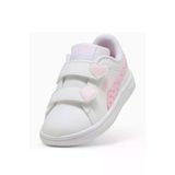 Puma Smash 3.0 Hearty V Inf 405639 01 Kız Çocuk Sneaker Ayakkabı Beyaz Pembe 22-27
