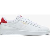 Puma Smash 3.0 L Beyaz-Kırmızı Unisex Sneaker Ayakkabı