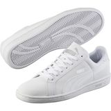 PUMA Smash Buck Spor Ayakkabı Beyaz Erkek Kadın Kauçuk Taban Sentetik Deri Malzeme