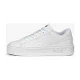 Puma Smash Platform 390758-01 Beyaz/beyaz