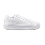 Puma Smash Platform Kadın Beyaz / Gri Sneaker