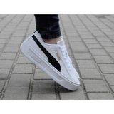 Puma Smash Platform V3 390758 Unisex Sneaker Spor Ayakkabı - Beyaz - Siyah