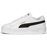 Puma Smash Platform V3 Beyaz Kadın Sneaker Spor Ayakkabı Suni Deri Bağcıklı Günlük Kullanım İçin - 390758 04