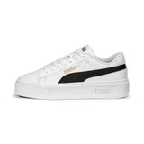 Puma Smash Platform V3-Puma Black-Puma White-Puma Gold Low Kadın Bot
