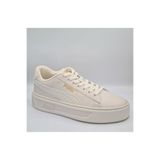 Puma Smash Platform V3 TDP Bej Renk Kadın Sneaker Spor Ayakkabı