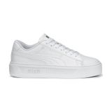 Puma Smash Platform V3 Tdp Beyaz Kadın Sneaker Beyaz-gumus