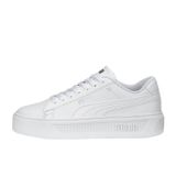 PUMA Smash Platform V3 TDP Kadın Spor Ayakkabı PUMA White-PUMA Silver 38