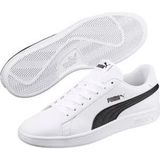Puma Smash V2 Buck Erkek Spor Ayakkabı Gri Siyah Beyaz