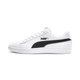 Puma Smash v2 Buck Unisex Yetişkin Spor Ayakkabı, Puma White-Puma Black, 38.5