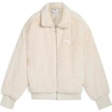 Puma Soft Fleece Jacket Kadın Yetişkin Ceket - Krem