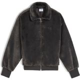 Puma Soft Fleece Jacket Kadın Yetişkin Ceket Uzun Kol Gri Midi Spor Kesim Kalıbı