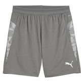 Puma Spor Şortu TeamCUP Antrenman Şortu 659171 Flat Medium Gray-Puma Gümüş Düz Açık Gri-L