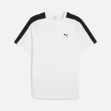 Puma Sportswear T7 Iconic Cat Logo Colorblock Short-Sleeve Erkek Tişört - Beyaz