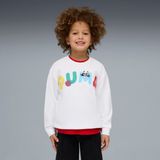 Puma Sporty Cats Relaxed Crew Çocuk Beyaz Sweatshirt 63455102 - 4 - 5 Yaş