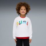 Puma SPORTY CATS Relaxed Crew Çocuk Beyaz Sweatshirt 63455102