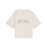 Puma Squad Graphic Bej Kadın Kısa Kollu T-Shirt