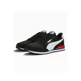 Puma ST Runner v3 Mesh Siyah Beyaz Kırmızı Unisex Sneaker