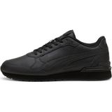 Puma St Runner V4 Deri Spor Ayakkabı - Siyah - Gri