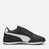 Puma St Runner V4 L Erkek Ayakkabı Düz Tabanlı Günlük Kullanıma Uygun Konforlu Tasarım - Siyah