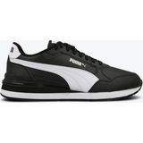 Puma St Runner V4 L Erkek Sneaker – Günlük Spor Ayakkabı, Deri & Sentetik - Siyah - Beyaz