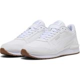 Puma ST Runner v4 L Spor Ayakkabı Beyaz Suni Deri Kaydırmaz Taban ile Günlük Kullanıma Uygun