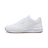 PUMA ST Runner v4 L Unisex Yetişkin Spor Ayakkabı PUMA White-Glacial Gray-Gum 36