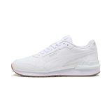 PUMA ST Runner v4 L Unisex Yetişkin Spor Ayakkabı PUMA White-Glacial Gray-Gum 38