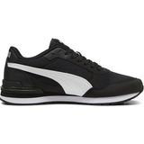 Puma St Runner V4 Mesh Erkek Spor Ayakkabı 399666-01 Black-White-Silver - Black - White - Lime Surge