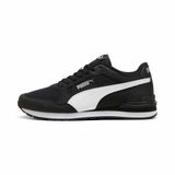 PUMA ST Runner v4 Mesh Unisex Yetişkin Spor Ayakkabı PUMA Black-PUMA White-Silver 40