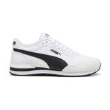Puma St Runner V4 Nl Beyaz Erkek Sneaker Beyaz-sıyah Beyaz - Siyah