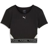 Puma Strong Baby - Short Kadın Siyah Koşu Tişört - L