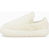 Puma Suede Mayu Slıp-On Kadın Ayakkabı 384887-02 - Beyaz
