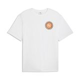Puma Sunset Drive Relaxed Erkek Beyaz T-Shirt.02
