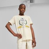 Puma Super Graphic Erkek Çocuk Ekru Tişört
