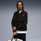 Puma T7 Cargo Track Erkek Siyah Ceket.01 Standart Kalıp ile Modern Tasarım - XL