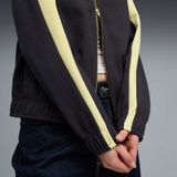 Puma T7 Kadın Geniş Kesim Track Ceket - XS - Siyah - Sarı