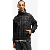 Puma T7 Relaxed Tartan Woven Erkek Siyah Ceket.01 - XL - 01-Siyah