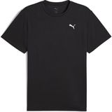 Puma Tad Ess Poly Texture Erkek Siyah Koşu Tişört